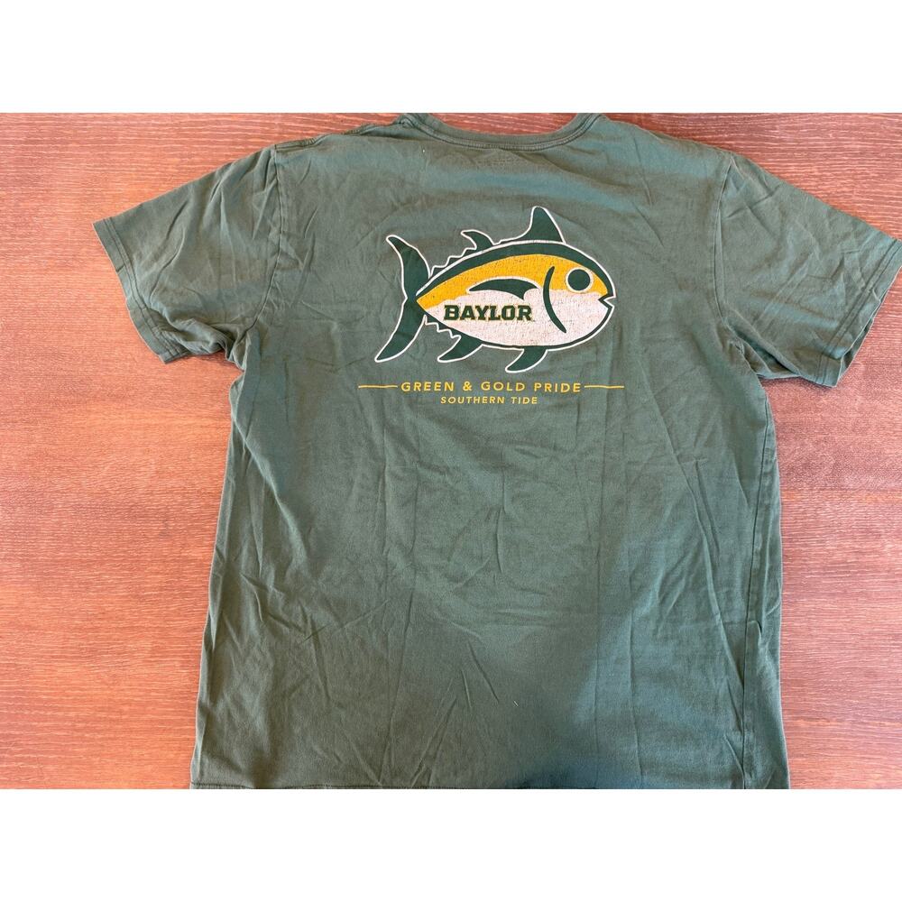 SOUTHERN TIDE Baylor University Tee T-Shirt Top Gameday Collegiate L